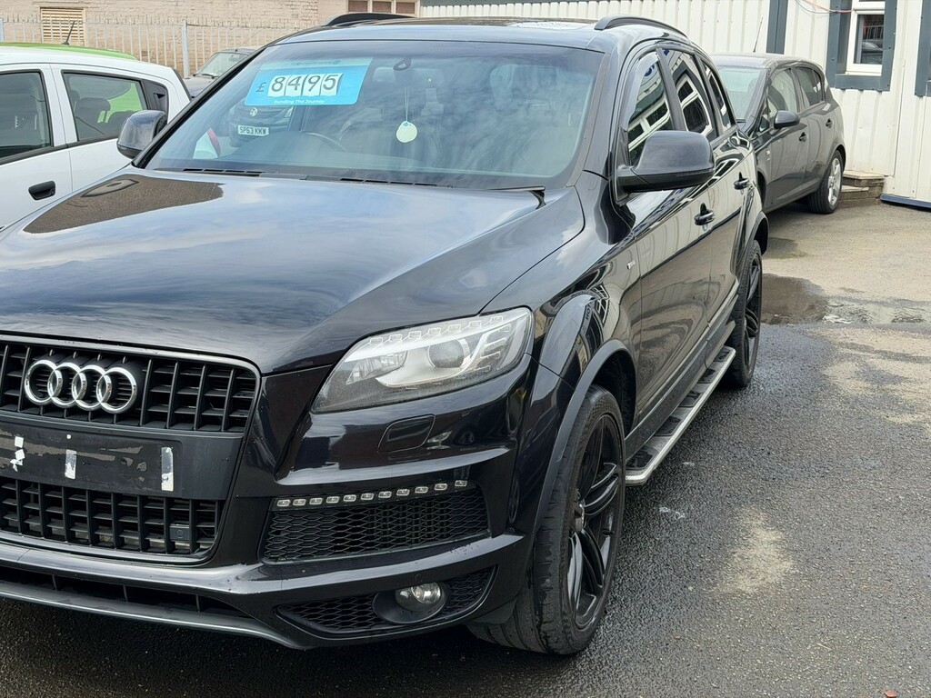 Audi Q7 3.0 Tdi V6 S Line Plus YJ14TDX Black #3