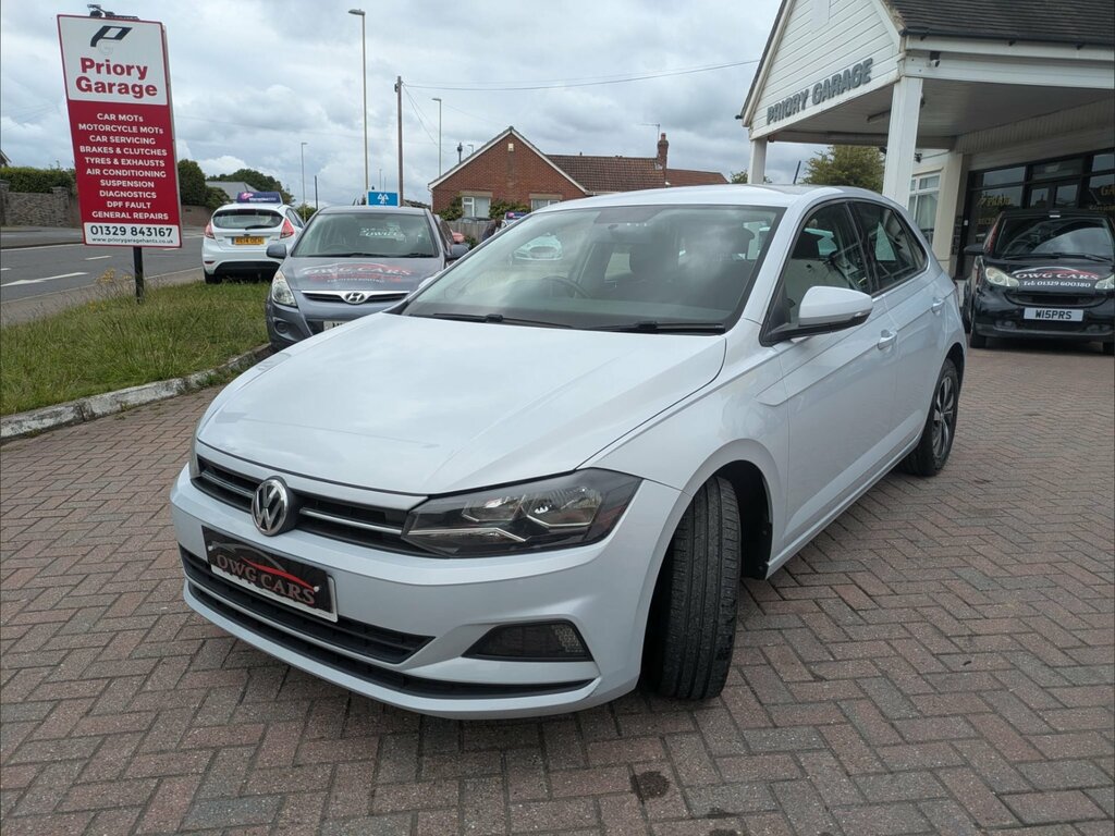 Volkswagen Polo 1.0 Se Hatchback Euro 6 Ss 6 HV18OYU Silver #3