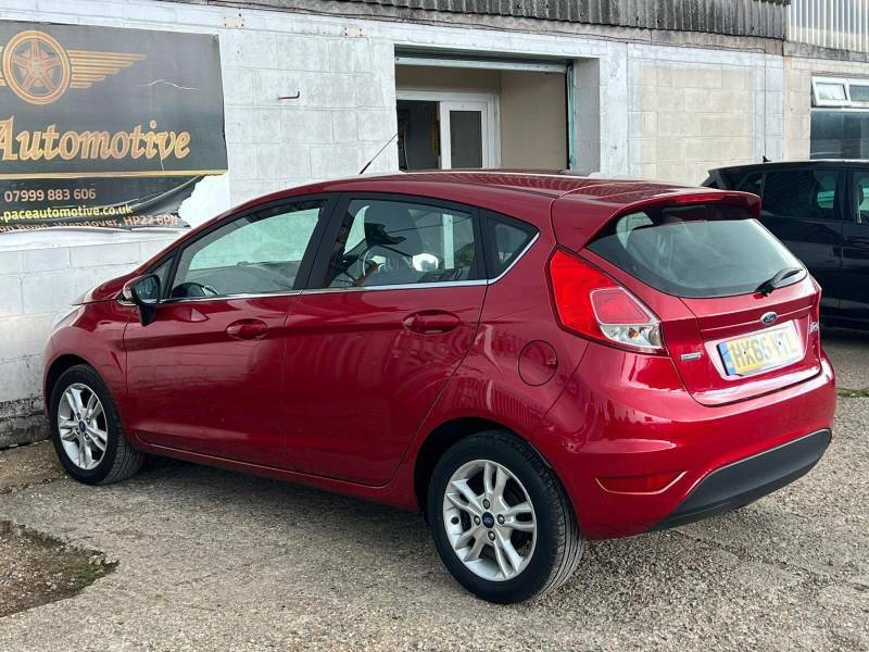 Ford Fiesta 1.0T Ecoboost Zetec Euro 6 Ss - 2015 65 HX65VTL Red #4