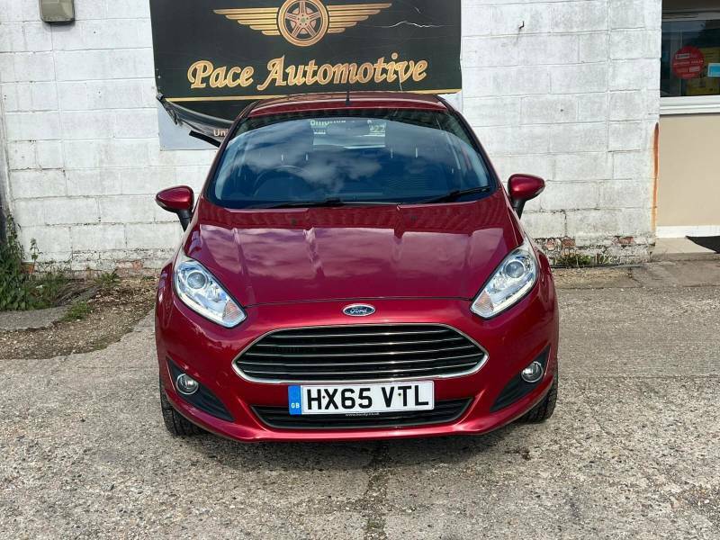 Ford Fiesta 1.0T Ecoboost Zetec Euro 6 Ss - 2015 65 HX65VTL Red #2