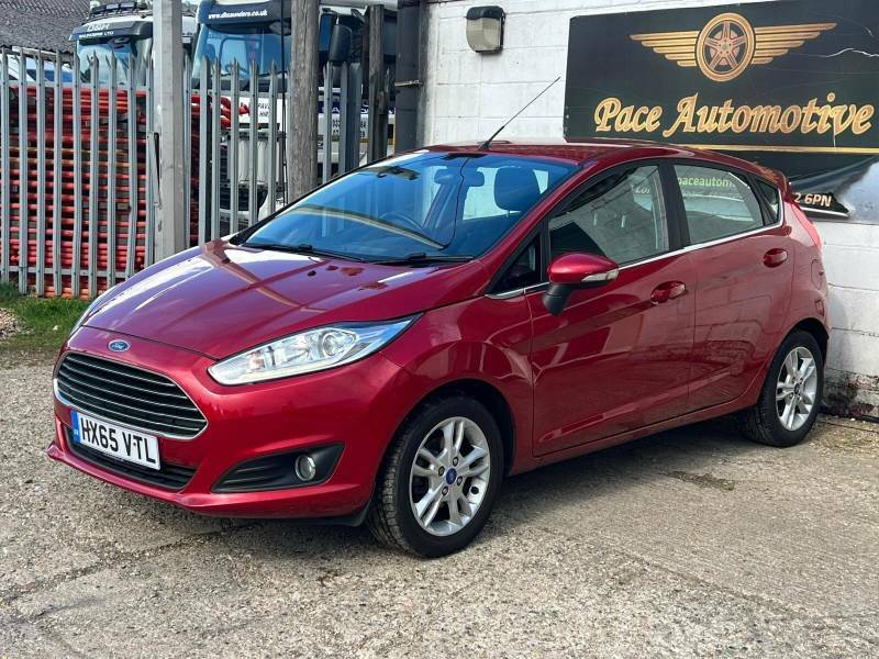 Ford Fiesta 1.0T Ecoboost Zetec Euro 6 Ss - 2015 65 HX65VTL Red #3