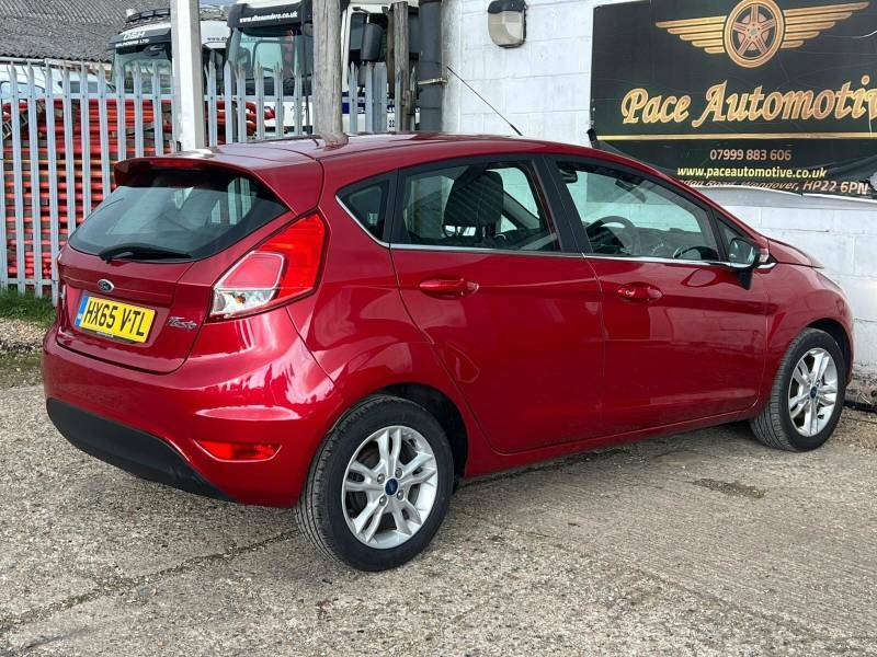 Ford Fiesta 1.0T Ecoboost Zetec Euro 6 Ss - 2015 65 HX65VTL Red #6