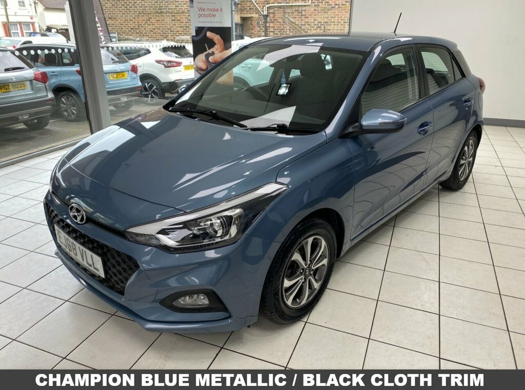 Hyundai I20 1.2L Se Launch Edition EJ68VLL Blue #4