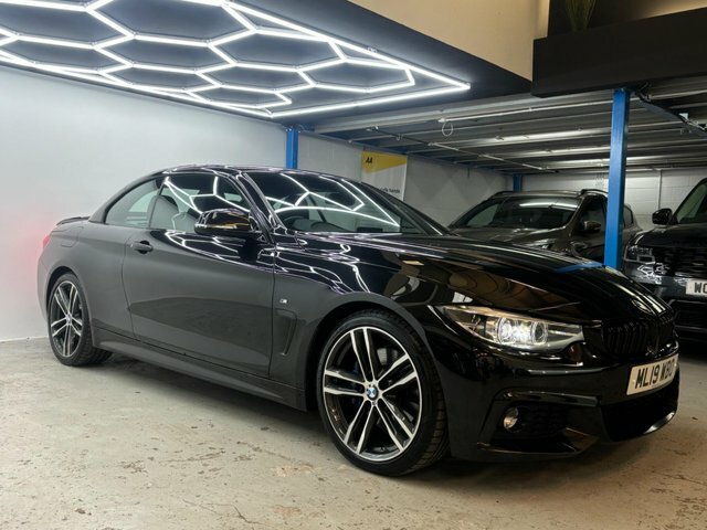 BMW 4 Series 2019 2.0 420D M Sport Euro 6 Ss ML19WBO Black #2