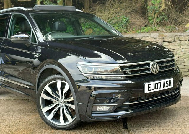 Volkswagen Tiguan 2018 2.0 Tdi R-line Euro 6 Ss EJ07ASH Black #5