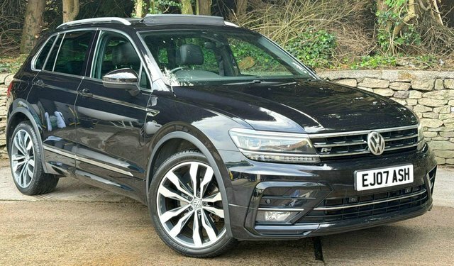 Volkswagen Tiguan 2018 2.0 Tdi R-line Euro 6 Ss Black