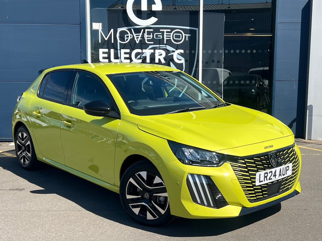Peugeot 208 1.2 Hybrid 100 Allure E-dsc6 Yellow