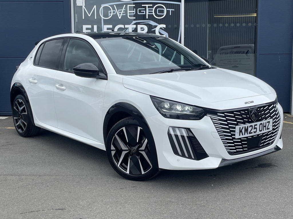 Peugeot 208 1.2 Hybrid 100 Gt E-dsc6 White