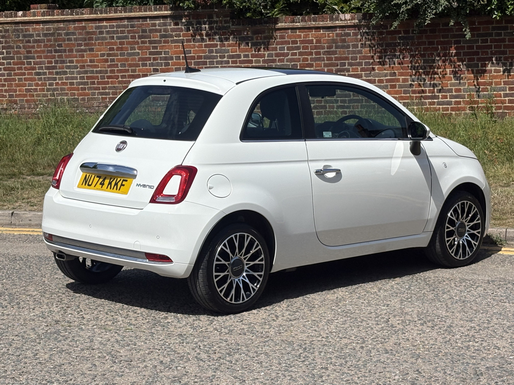 Fiat 500 1.0 Mild Hybrid Top NU74KKF White #3