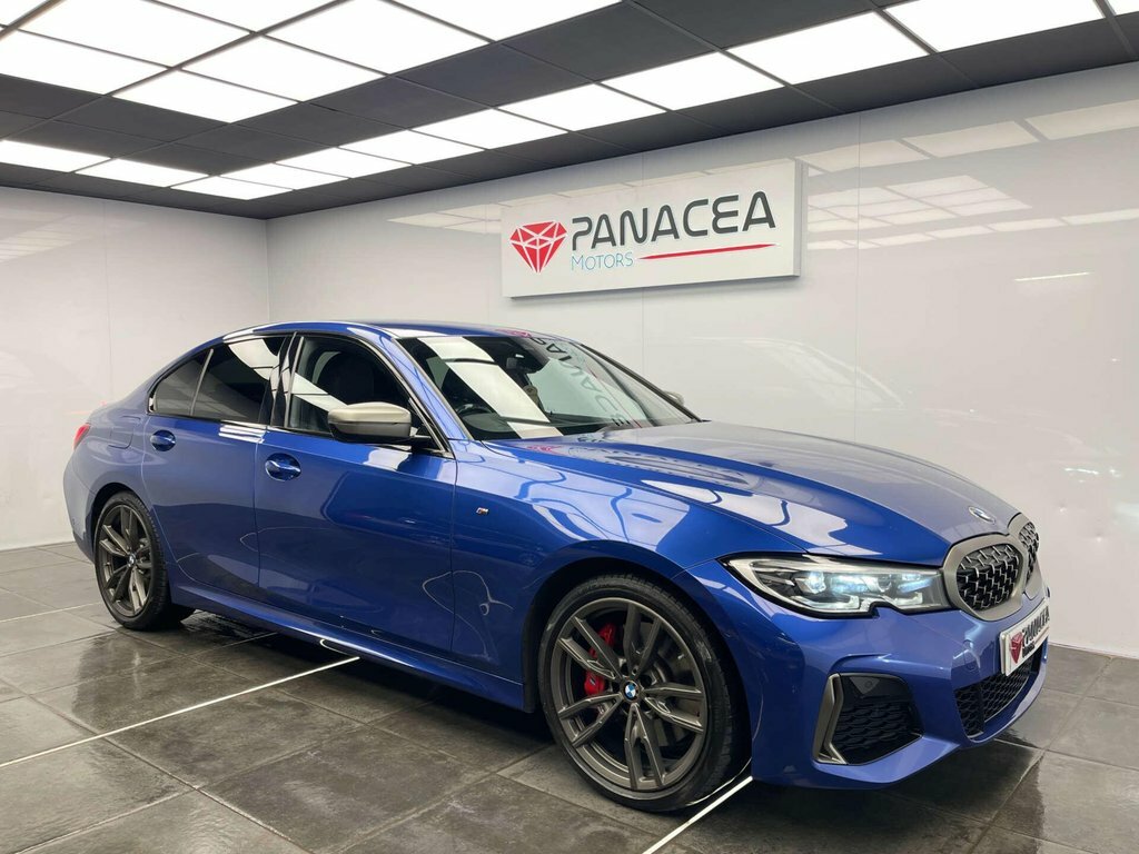 BMW 3 Series Saloon GV21YHJ Blue #4