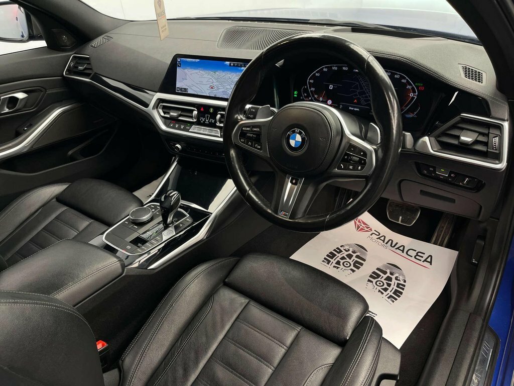 BMW 3 Series Saloon GV21YHJ Blue #2