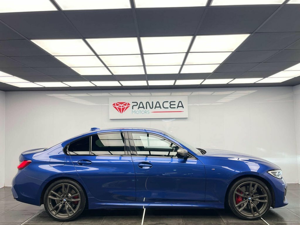 BMW 3 Series Saloon GV21YHJ Blue #3