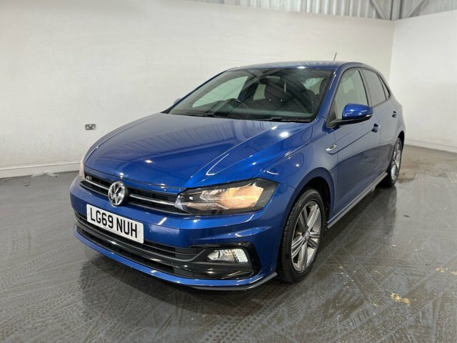 Volkswagen Polo 1.0 Tsi Gpf R-line Hatchback Eur LG69NUH Blue #3