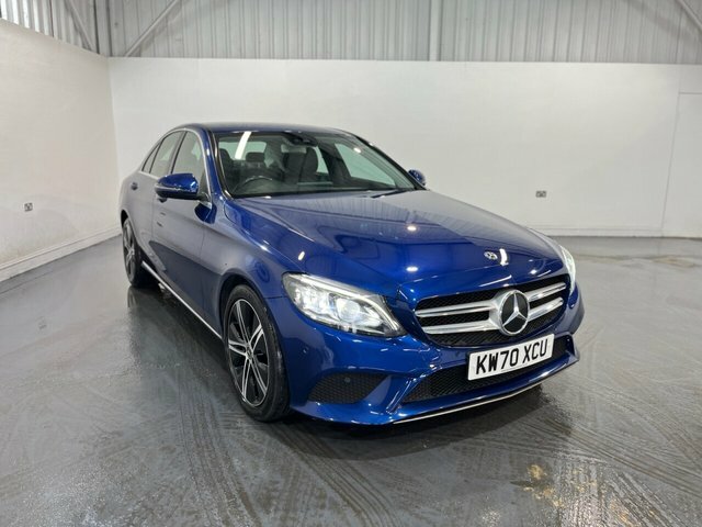 Mercedes-Benz C Class 1.5 C200 Mhev Eq Boost Sport Saloon G-t Blue