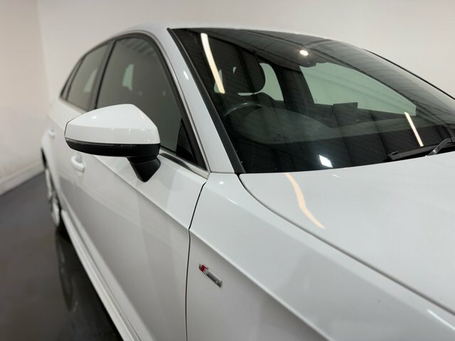 Audi A3 1.0 Tfsi 30 S Line Sportback S Tronic E SM68AEA White #6