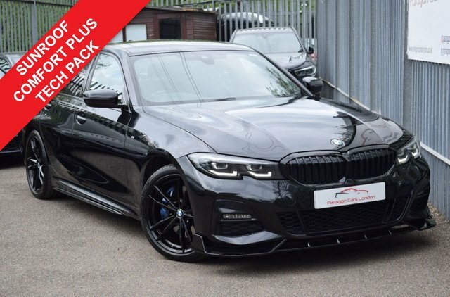 BMW 3 Series 2021 2.0 320D Mht M Sport Saloon Hybrid Black