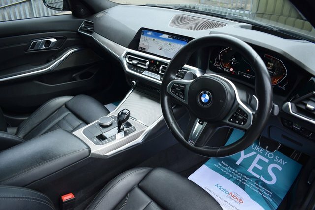 BMW 3 Series 2021 2.0 320D Mht M Sport Saloon Hybrid YB21DJU Black #2