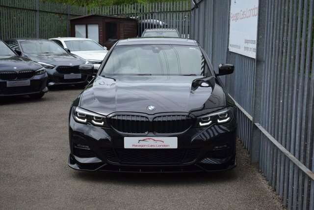 BMW 3 Series 2021 2.0 320D Mht M Sport Saloon Hybrid YB21DJU Black #5