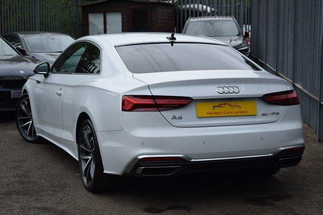 Audi A5 2020 2.0 Tfsi 40 S Line Coupe S Tronic MT70EZB White #3