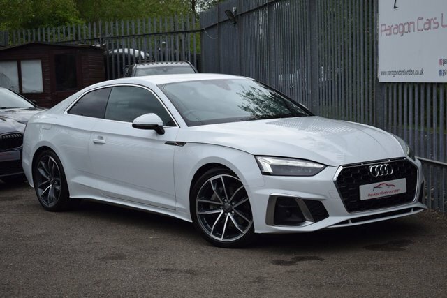 Audi A5 2020 2.0 Tfsi 40 S Line Coupe S Tronic MT70EZB White #4