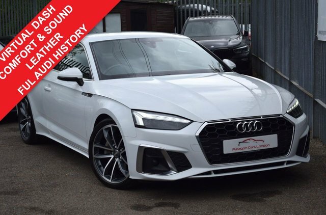 Audi A5 2020 2.0 Tfsi 40 S Line Coupe S Tronic White