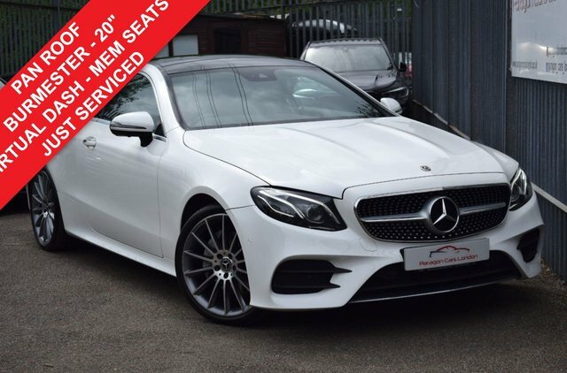 Mercedes-Benz E Class 2019 2.0 E220d Amg Line Premium Plus Coupe D White