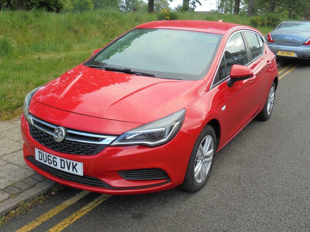Vauxhall Astra 1.0I Turbo Ecoflex Tech Line Euro 6 S S Red