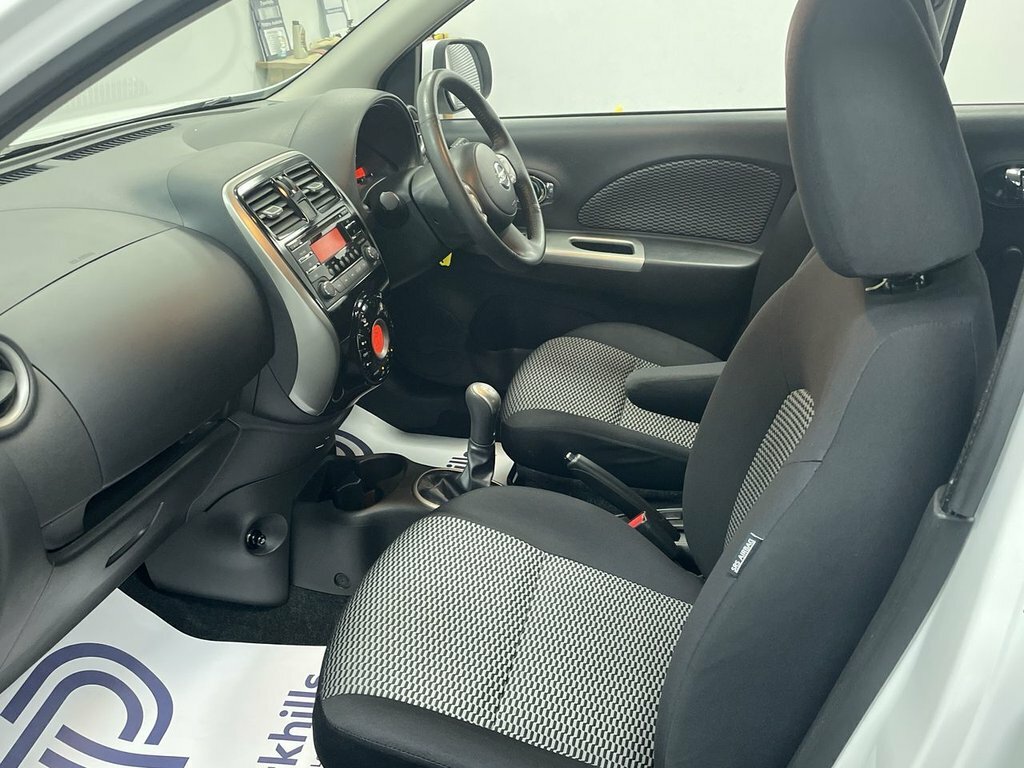 Nissan Micra 1L Acenta White #4