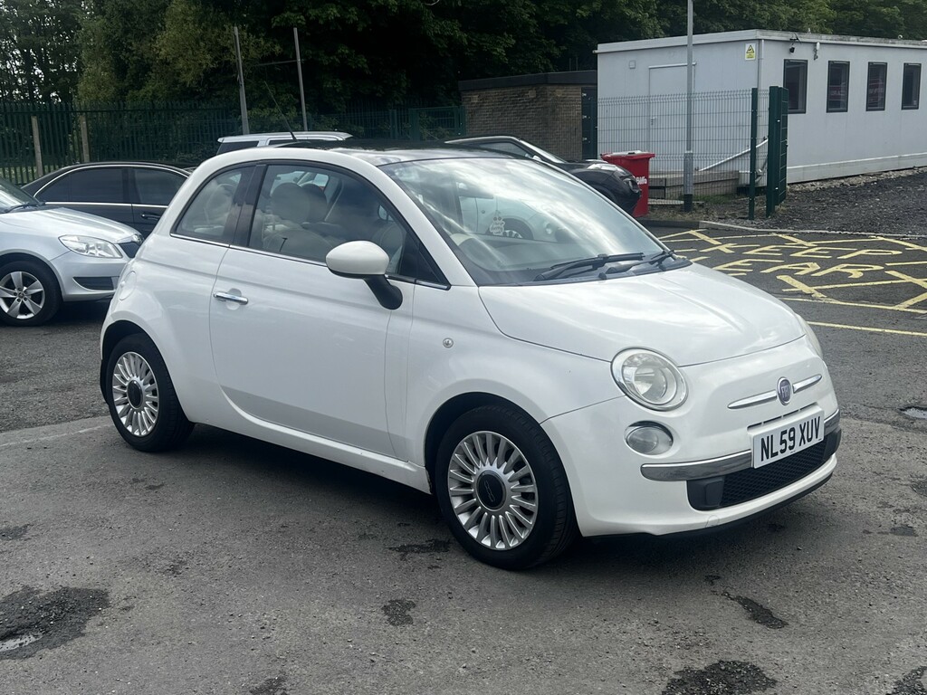 Fiat 500 Hatchback 1.2 500 1.2 Lounge Start Stop 2009 NL59XUV White #2
