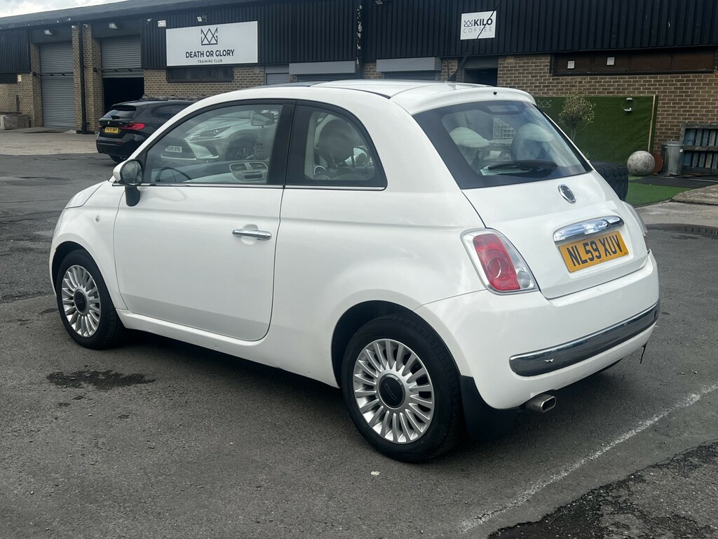Fiat 500 Hatchback 1.2 500 1.2 Lounge Start Stop 2009 NL59XUV White #3