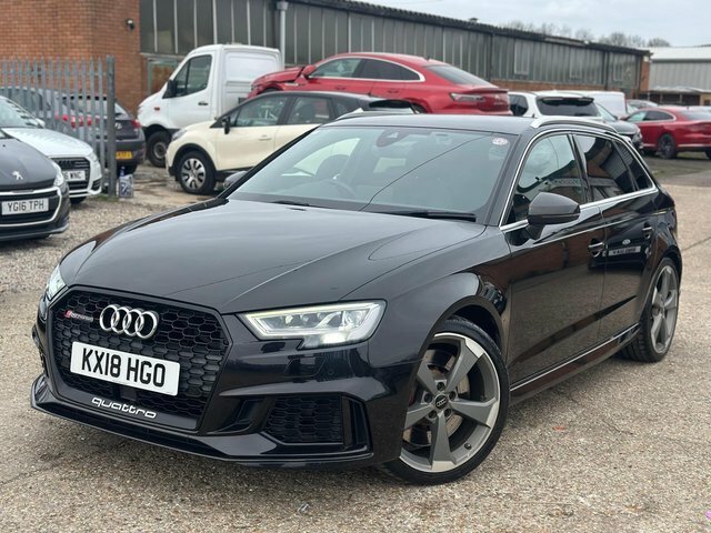 Audi RS3 Hatchback KX18HGO Black #3