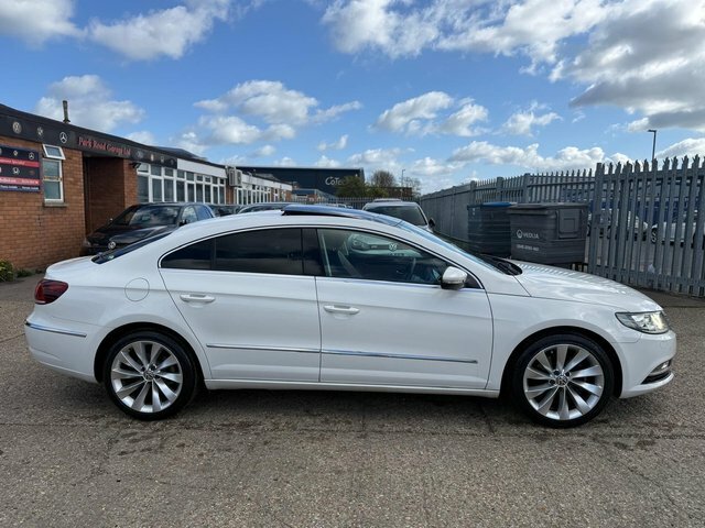 Volkswagen CC Saloon White #2