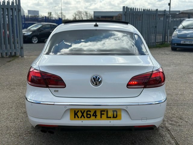 Volkswagen CC Saloon White #4