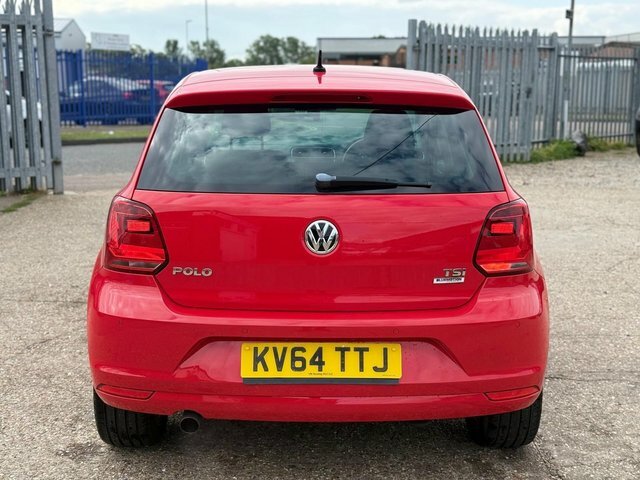 Volkswagen Polo Hatchback KV64TTJ Red #4