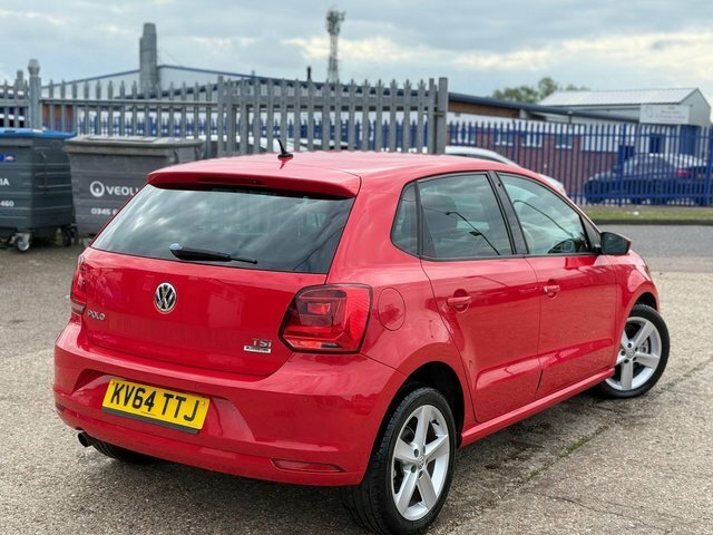 Volkswagen Polo Hatchback KV64TTJ Red #3