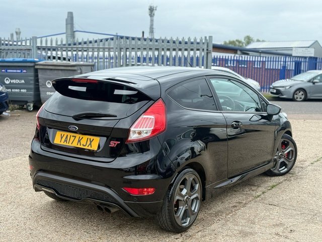 Ford Fiesta Hatchback YA17KJX Black #6