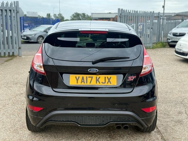 Ford Fiesta Hatchback YA17KJX Black #5