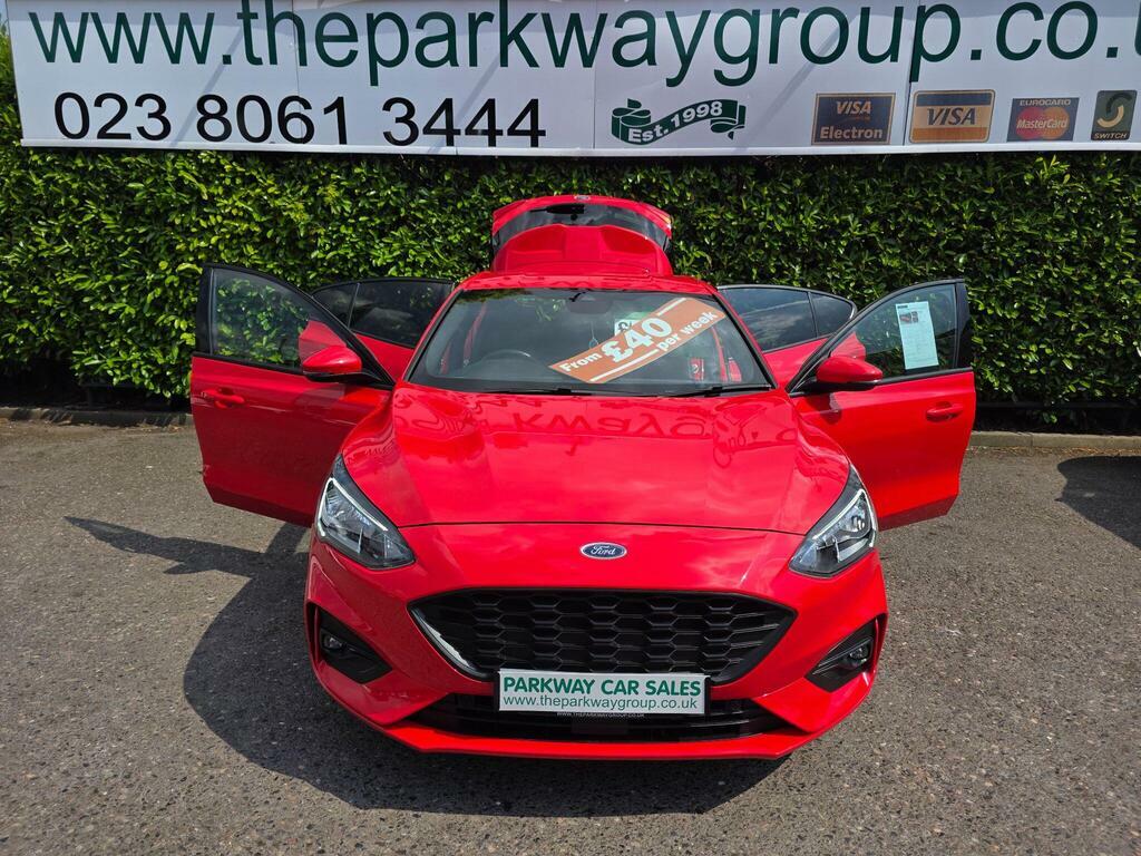 Ford Focus 1.0T Ecoboost St-line Euro 6 S S EN68OYB Red #2