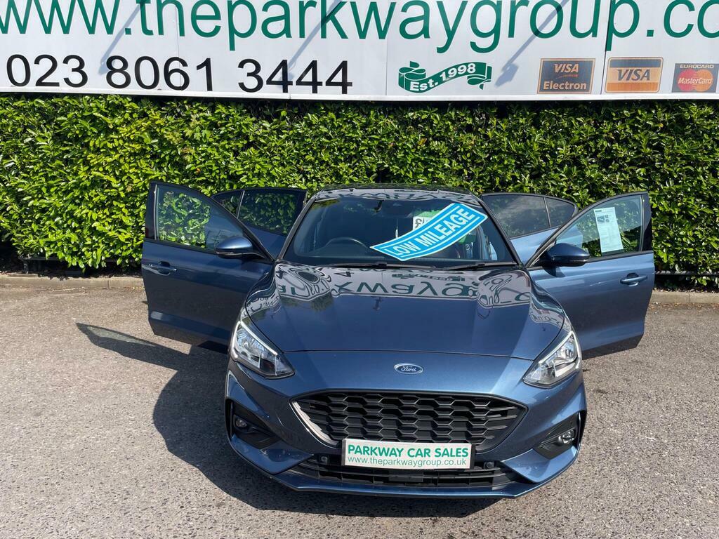 Ford Focus 1.0T Ecoboost St-line X Euro 6 S S BM19NZK Blue #2