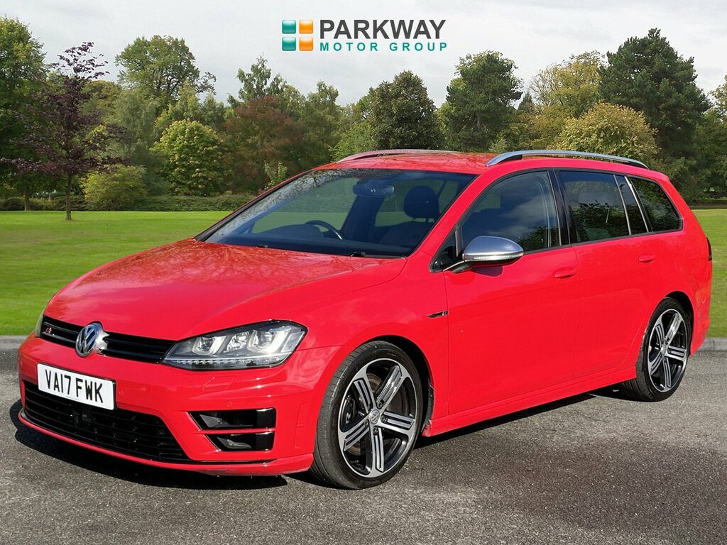 Volkswagen Golf Estate VA17FWK Red #3