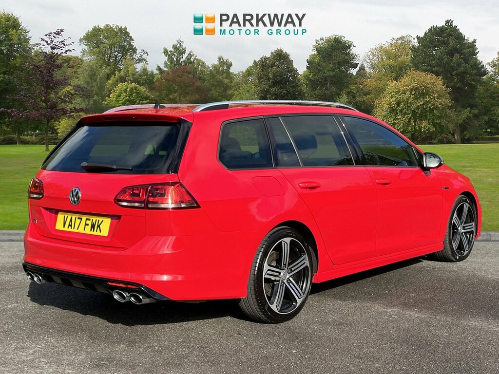 Volkswagen Golf Estate VA17FWK Red #4