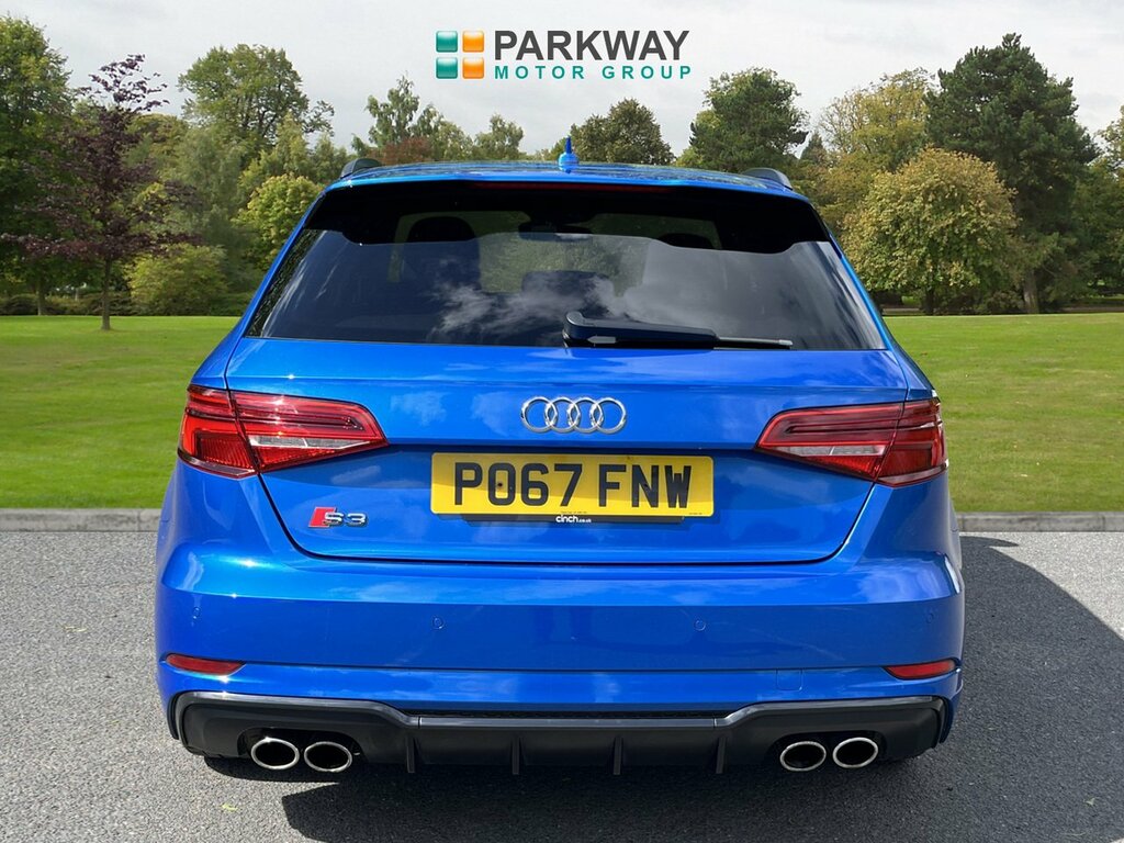 Audi S3 Hatchback PO67FNW Blue #5