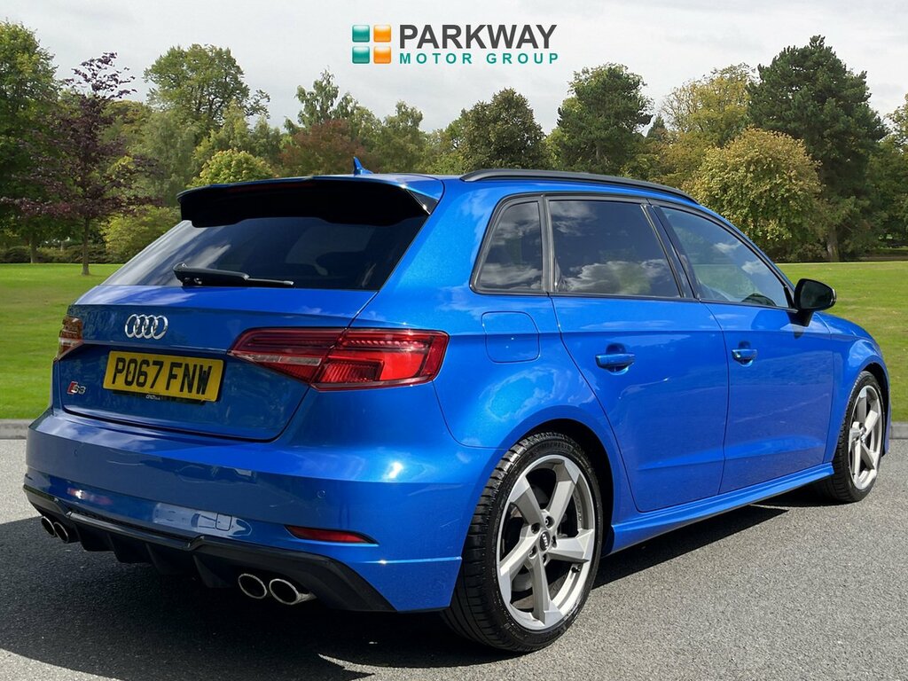Audi S3 Hatchback PO67FNW Blue #4
