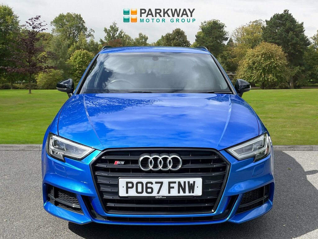 Audi S3 Hatchback PO67FNW Blue #2