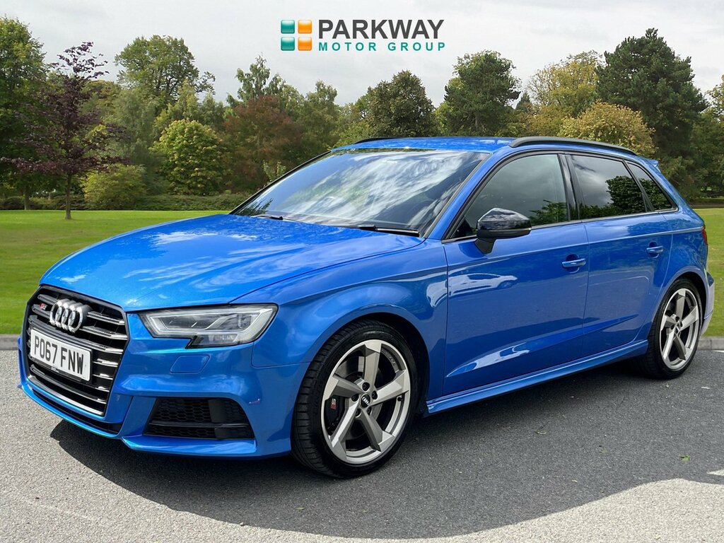 Audi S3 Hatchback PO67FNW Blue #3