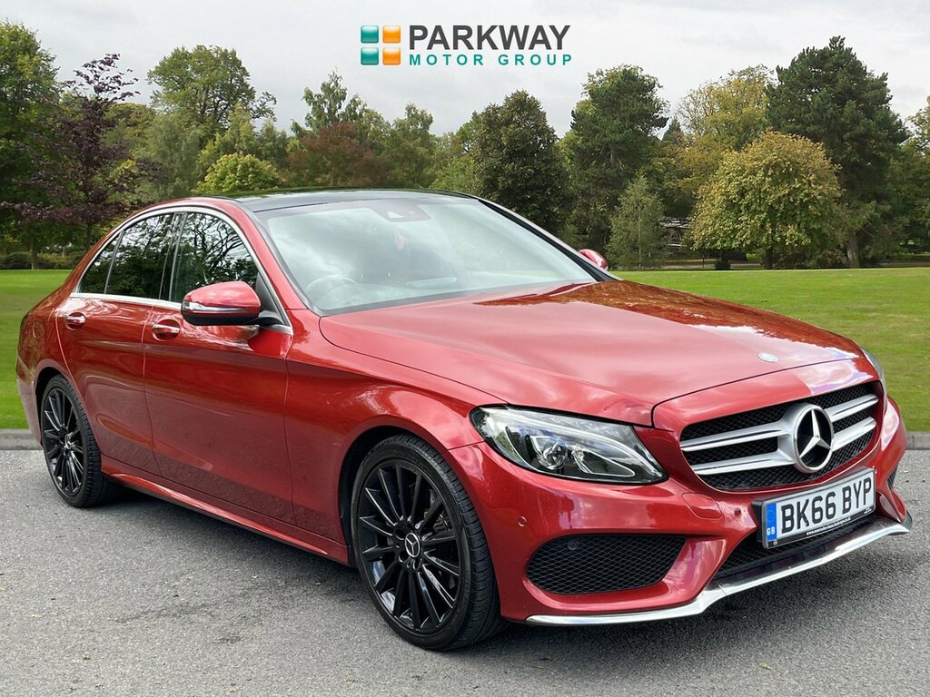 Mercedes-Benz C Class Saloon Red