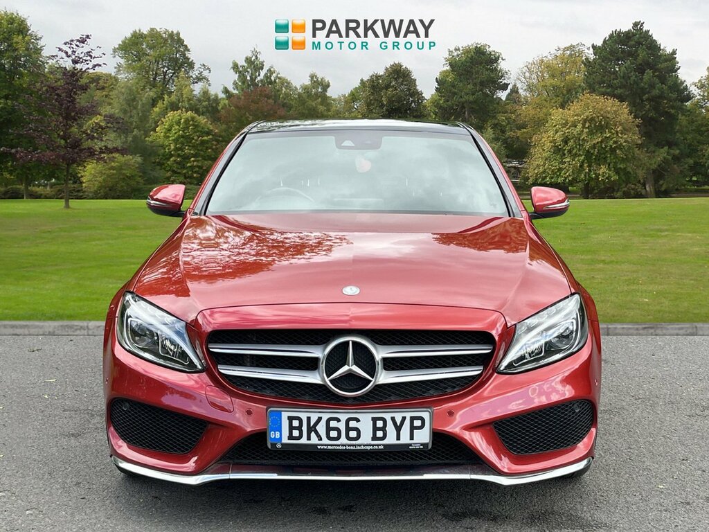 Mercedes-Benz C Class Saloon BK66BYP Red #2