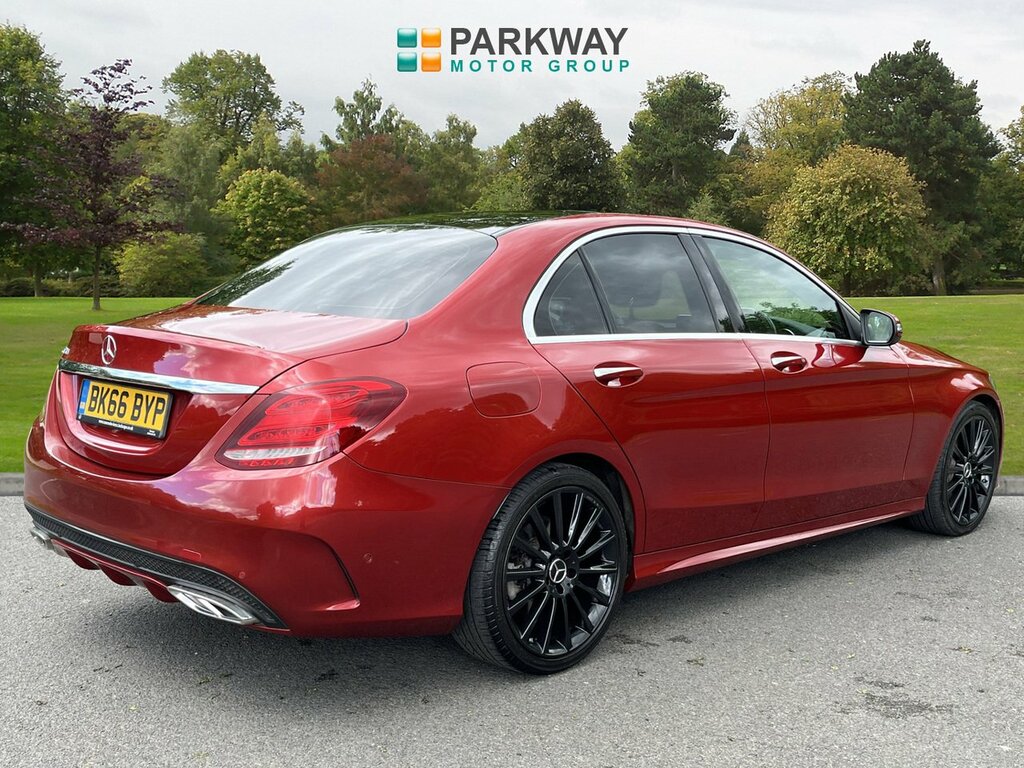 Mercedes-Benz C Class Saloon BK66BYP Red #5