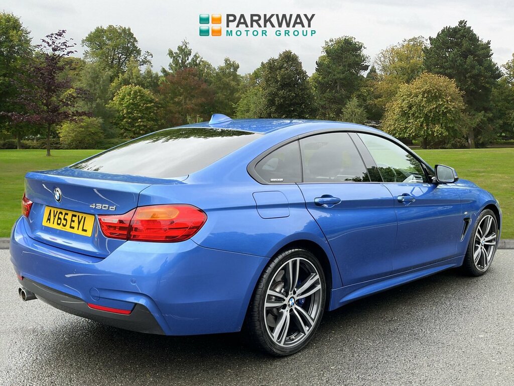 BMW 4 Series Gran Coupe Hatchback AY65EYL Blue #4