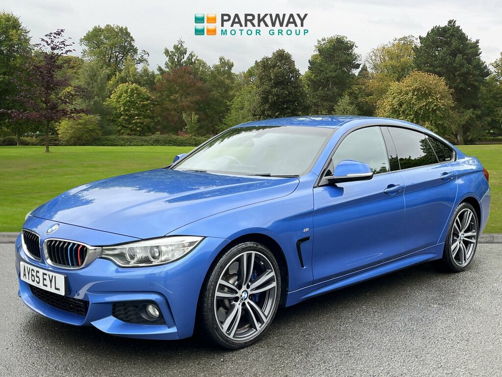 BMW 4 Series Gran Coupe Hatchback AY65EYL Blue #3